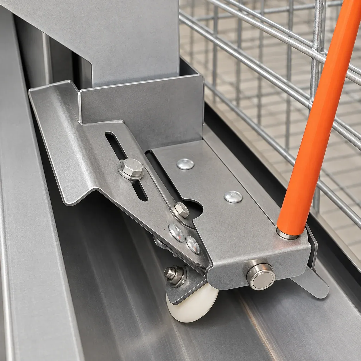 Cage adjustment mechanism detail